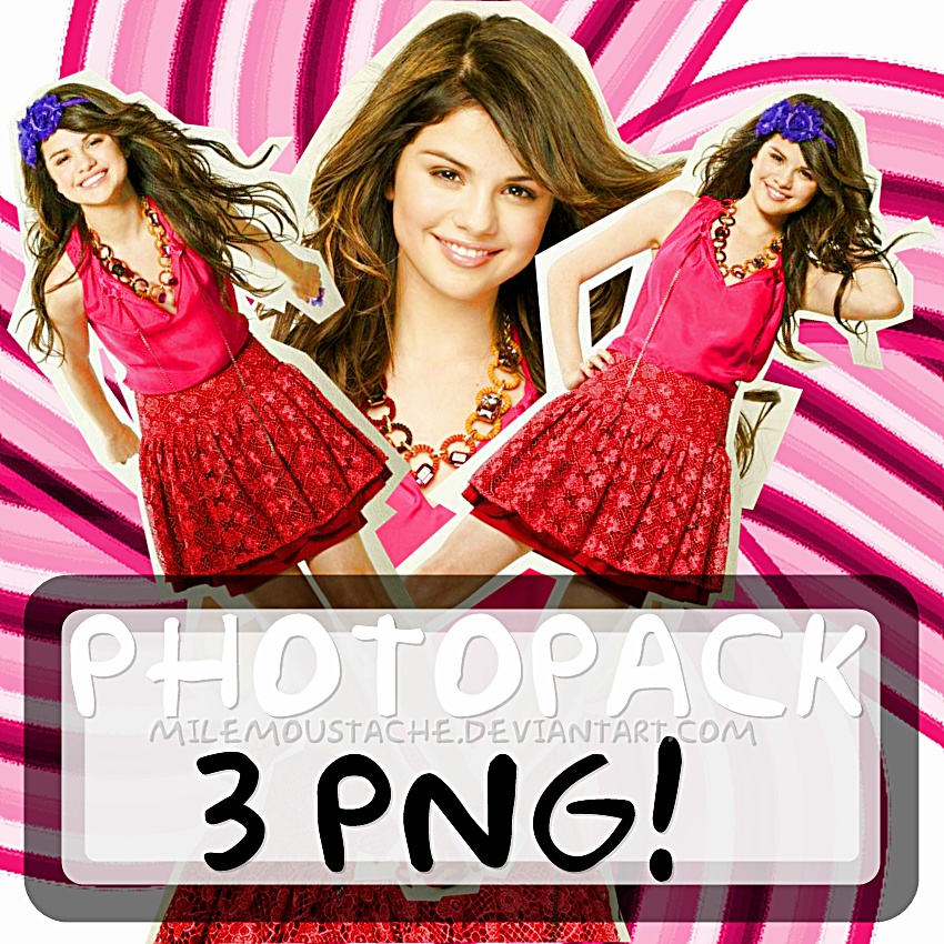 Photopack Selena Gomez 3 PNG by MileMoustache on DeviantArt