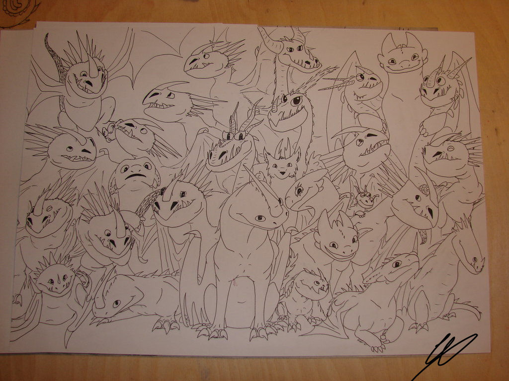 Dragon Tableau by Flightmarefan21 on DeviantArt