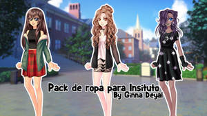 Ep 4 clothes for highschool - CDM pack By Ginna by GinnaDeyal