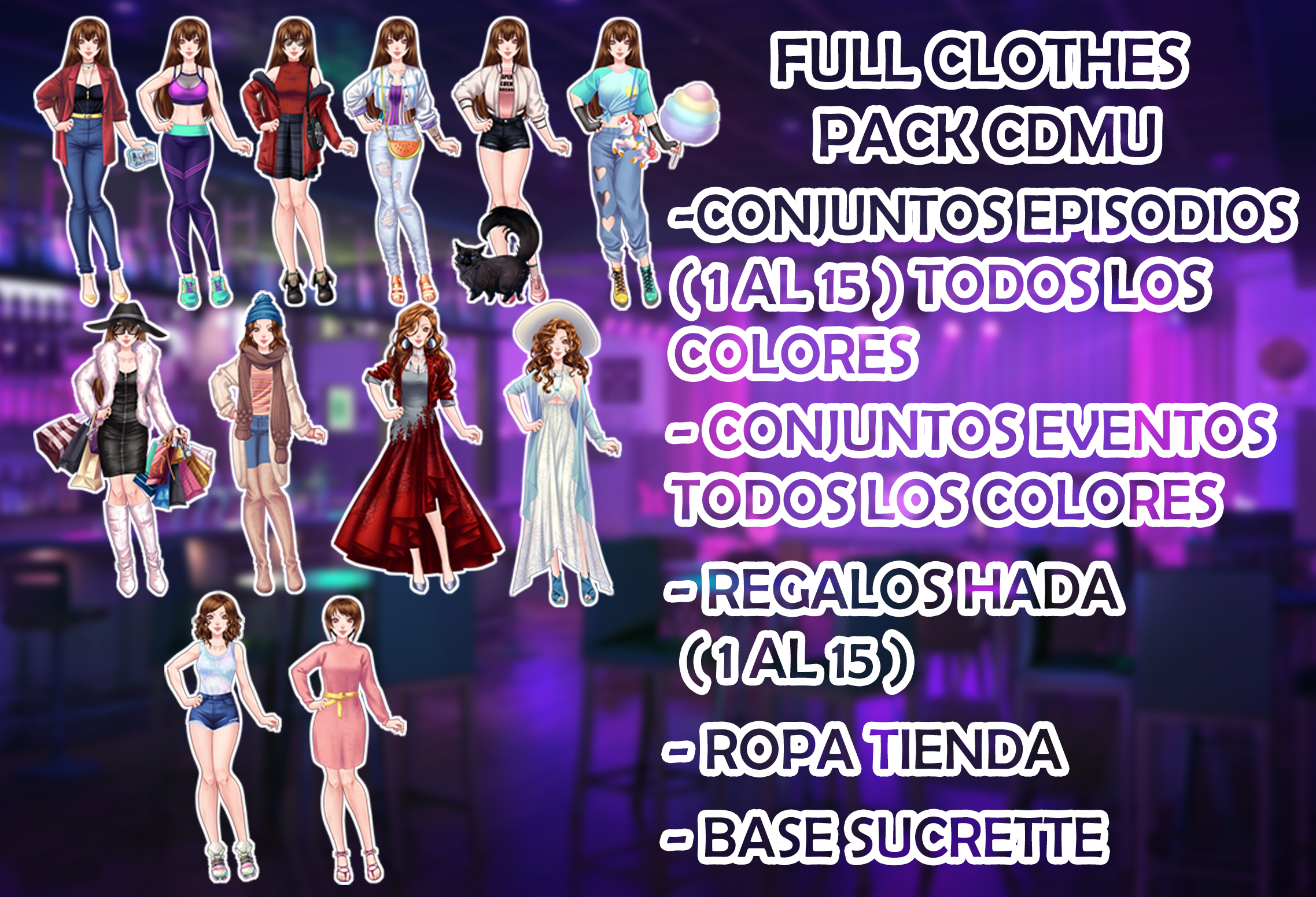Full Edit Your Sucrette Pack CDMU (ACTUALIZADO) by GinnaDeyal on DeviantArt