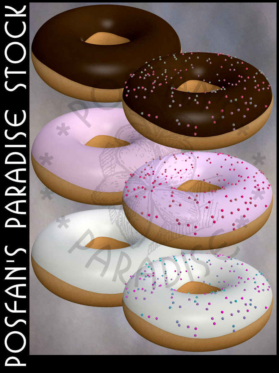 Donuts 001 by poserfan-stock on DeviantArt