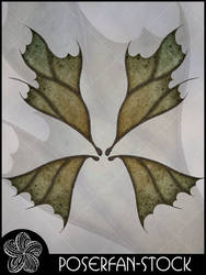 Leafy Wings 002 by poserfan-stock