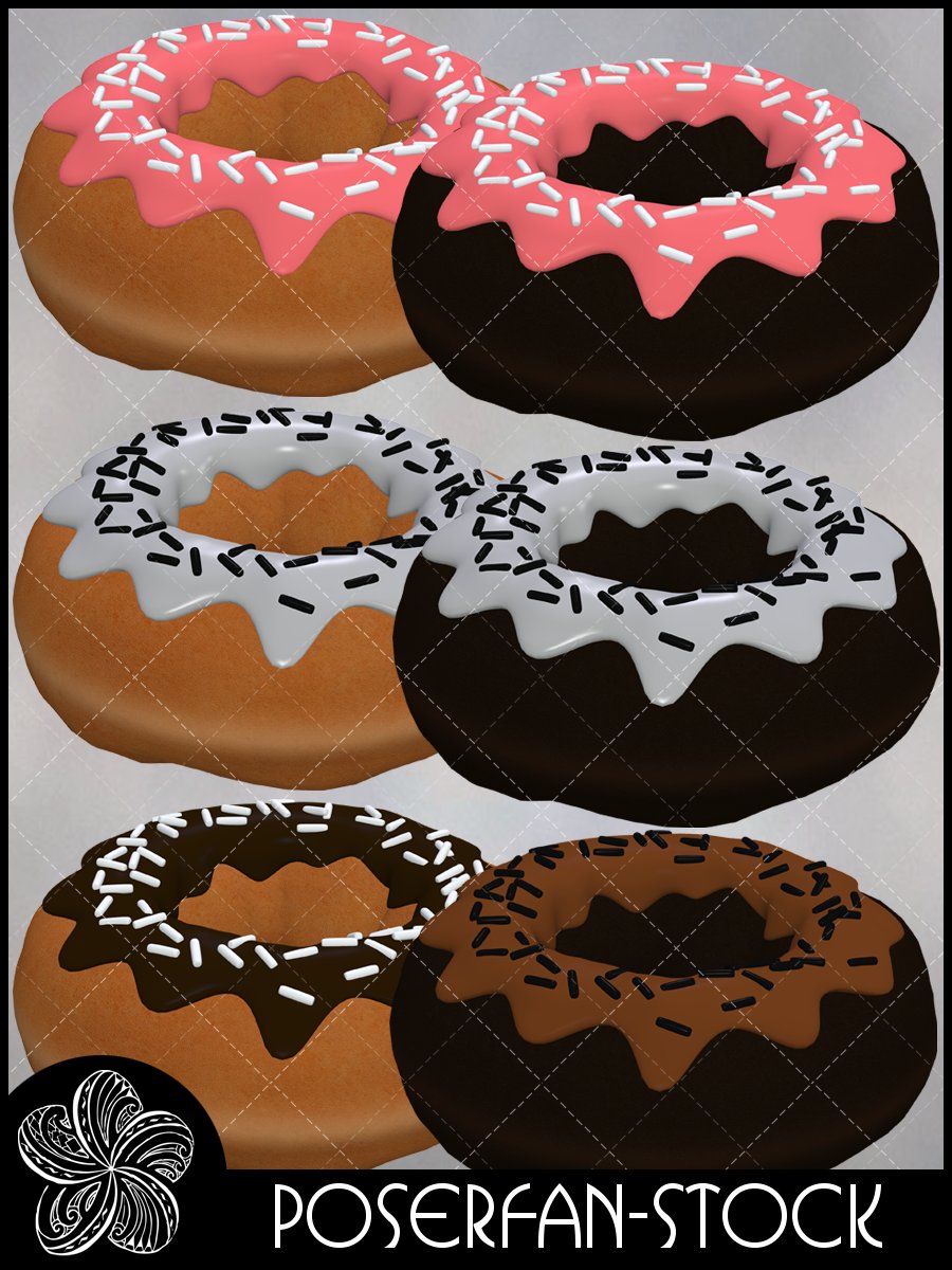 Donuts 002 by poserfan-stock on DeviantArt