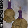 Skull w/Candle 003