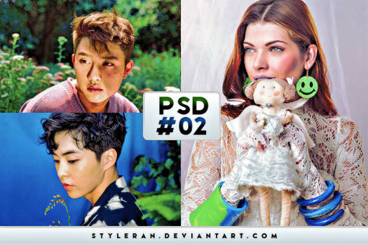 psd coloring #02 - Pastel Leaf