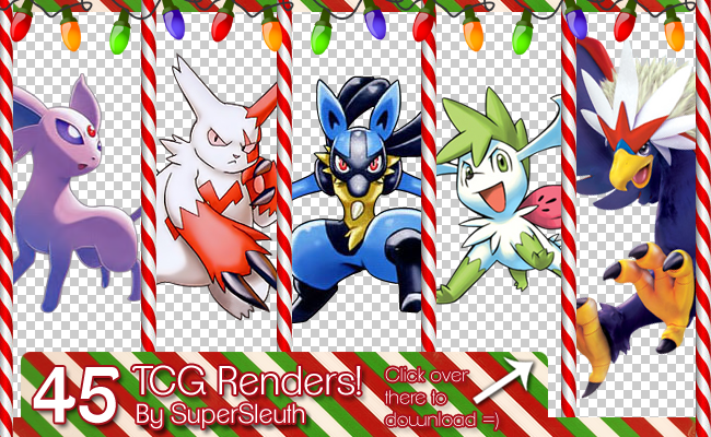 TCG Christmas Render Pack