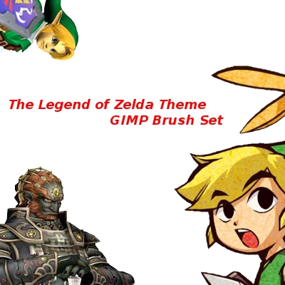 Legend of Zelda Gimp Brushes