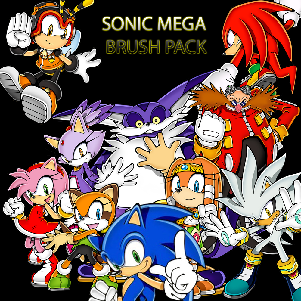 Sonic MEGA GIMP PACK