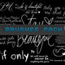 Text Brushes pack