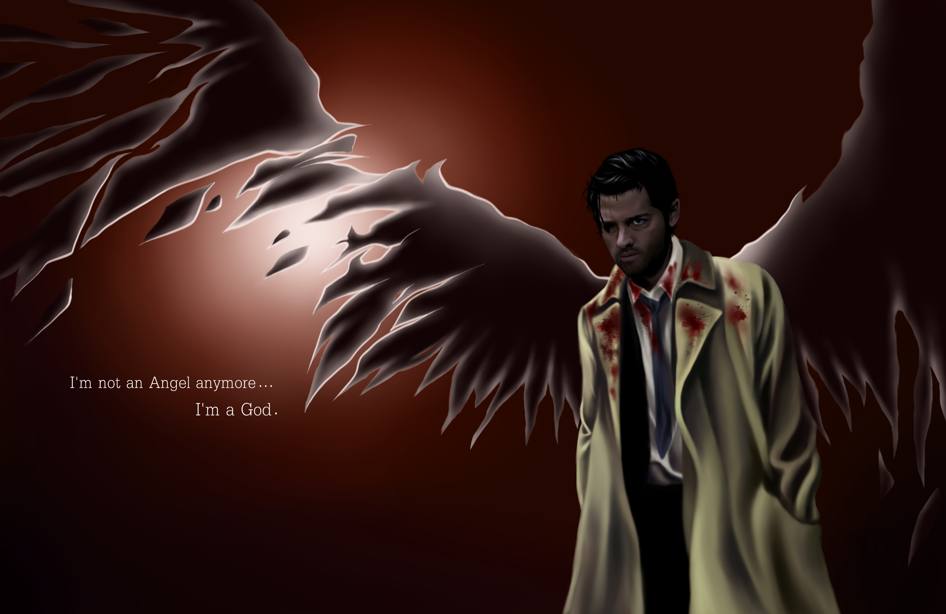 Castiel, Levianthan by PawsforHead on DeviantArt