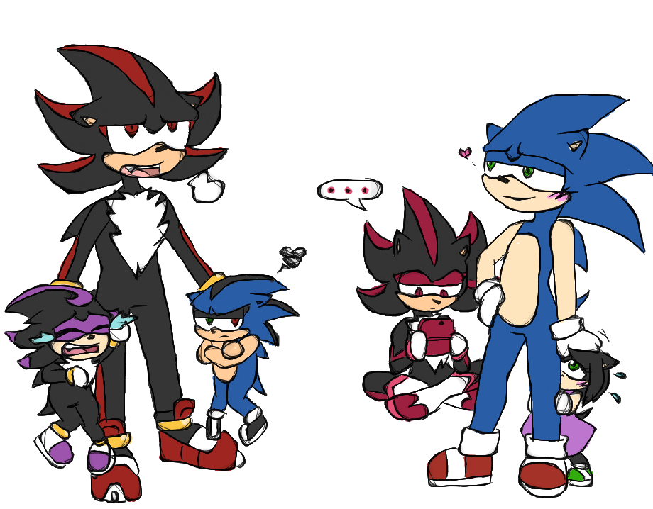 Картинки соник и шедоу шип