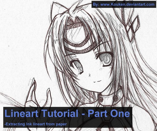 Lineart Tutorial 01 - Ink