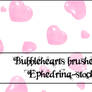 Bubble hearts brushes