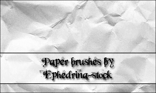 Paper brushes