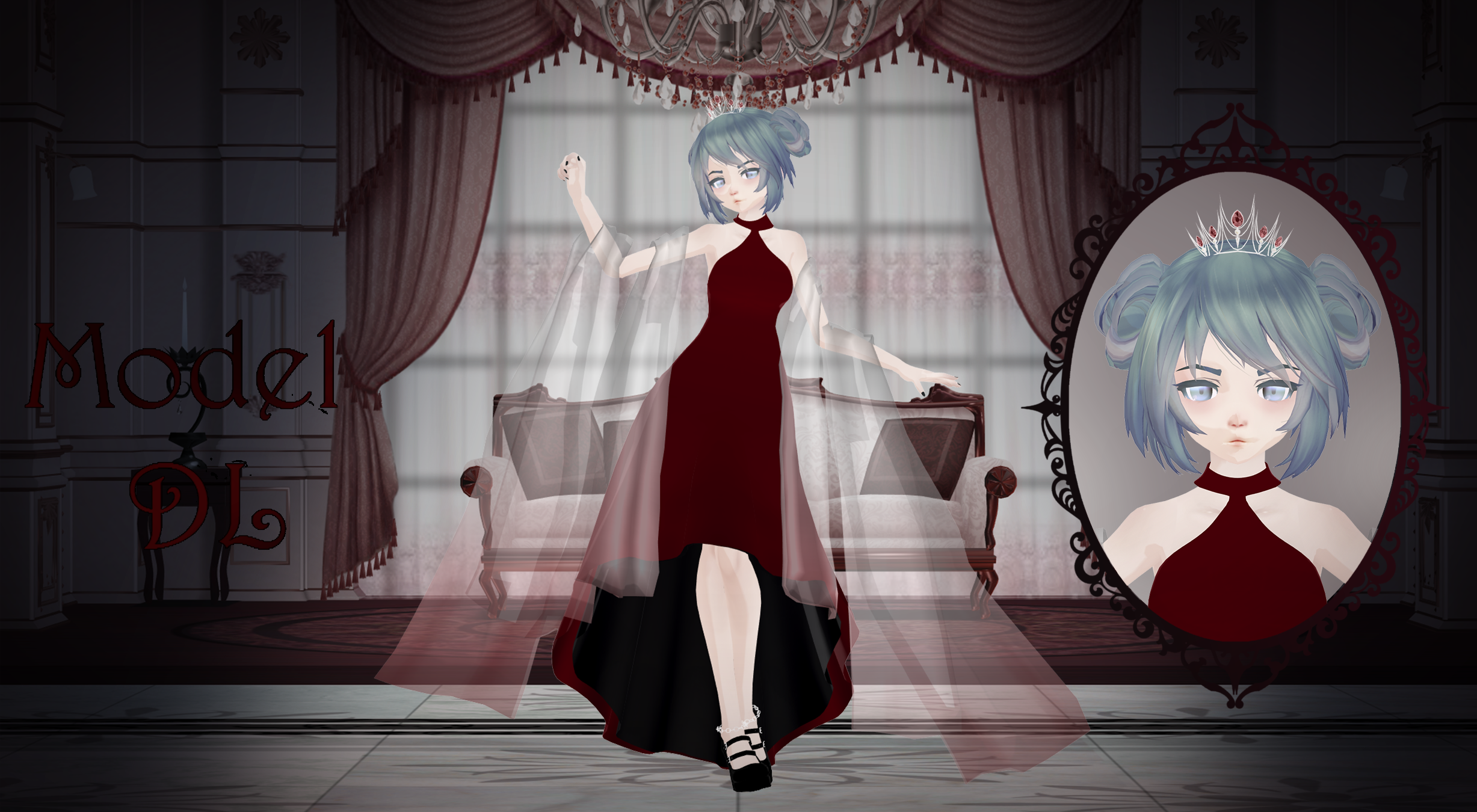 [MMD] TDA Vampire Miku [Model DL] by Omizuri on DeviantArt