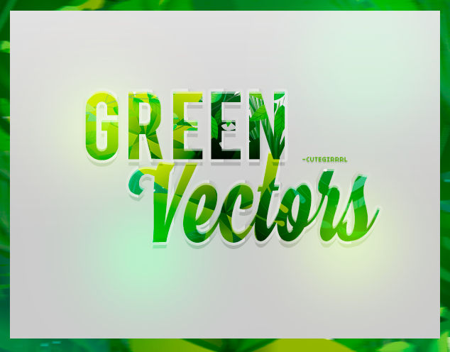 Two Color Vector Green Green Vectors | Cutegirrrl by CuteGirrrl on DeviantArt