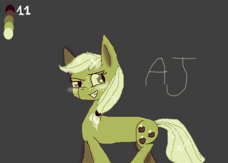 AppleJack palette challenge drawing