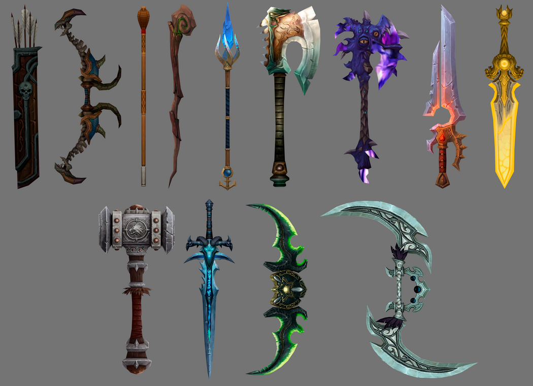 Weapons enemies