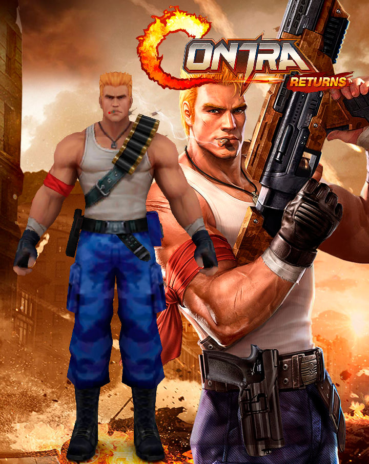 Contra Return Bill Rizer (Old) by Maxdemon6 on DeviantArt