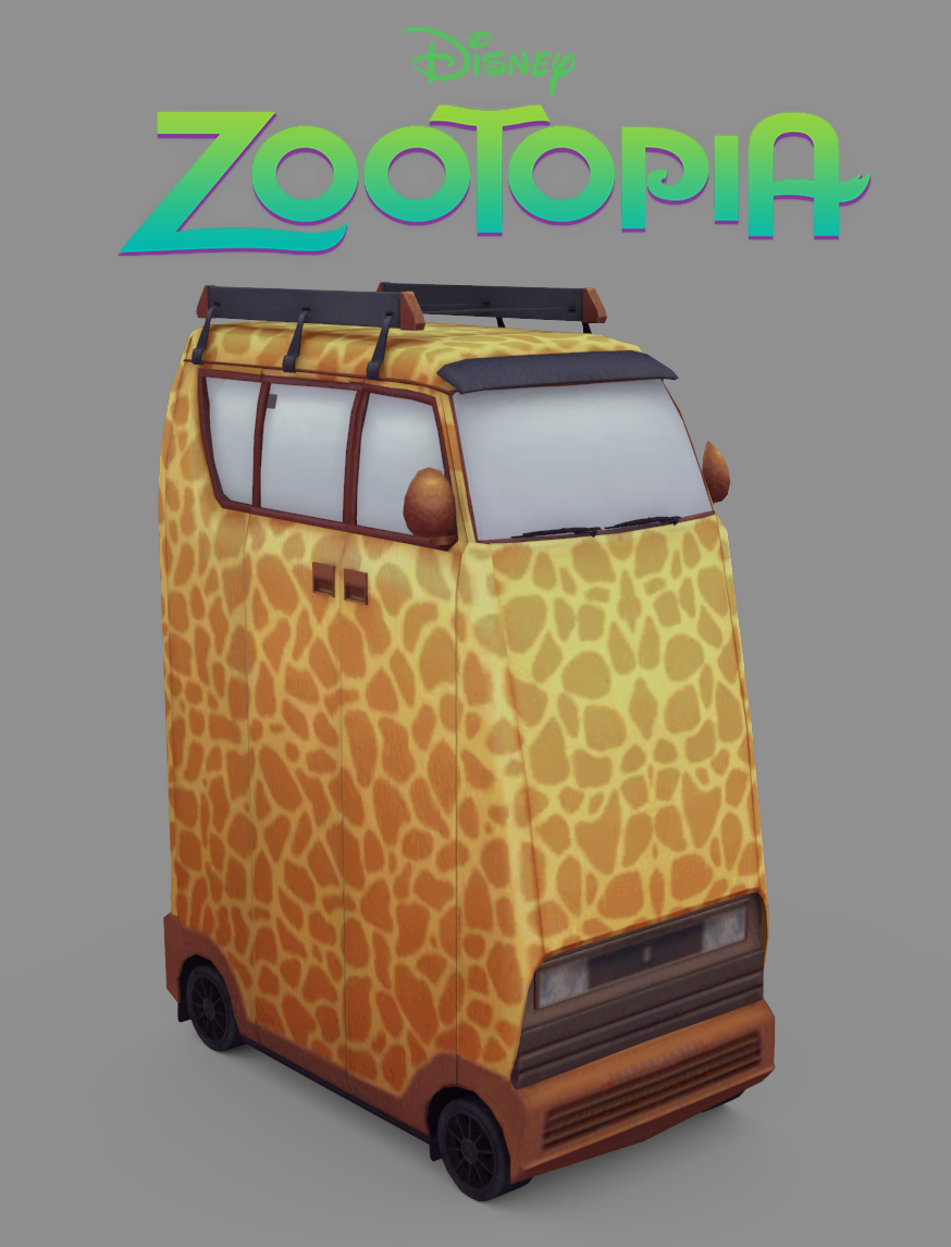 Zootopia Giraffe Car by Maxdemon6 on DeviantArt