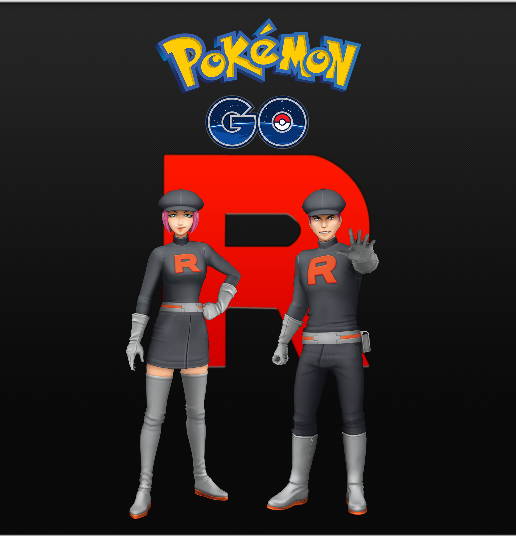 Pokemon Go Team Go Rocket Grunts By Maxdemon6 On Deviantart