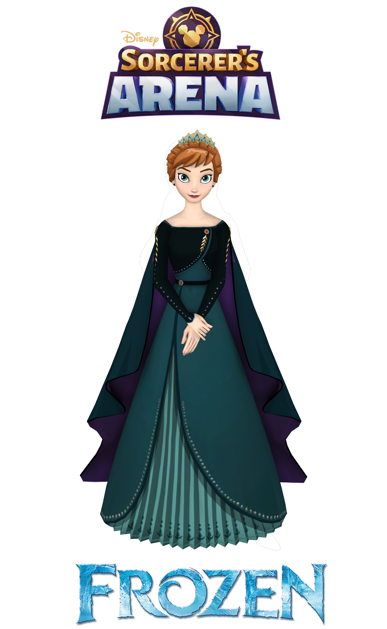 Disney Sorcerer's Arena Anna (Queen) by Maxdemon6 on DeviantArt
