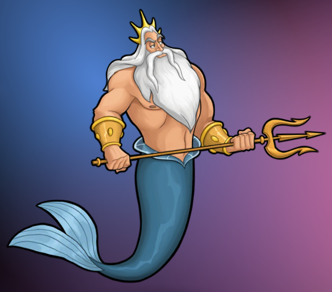 King Triton by Maxdemon6 on DeviantArt
