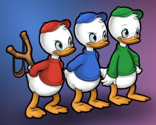 Huey, Dewey and Louie by Maxdemon6 on DeviantArt