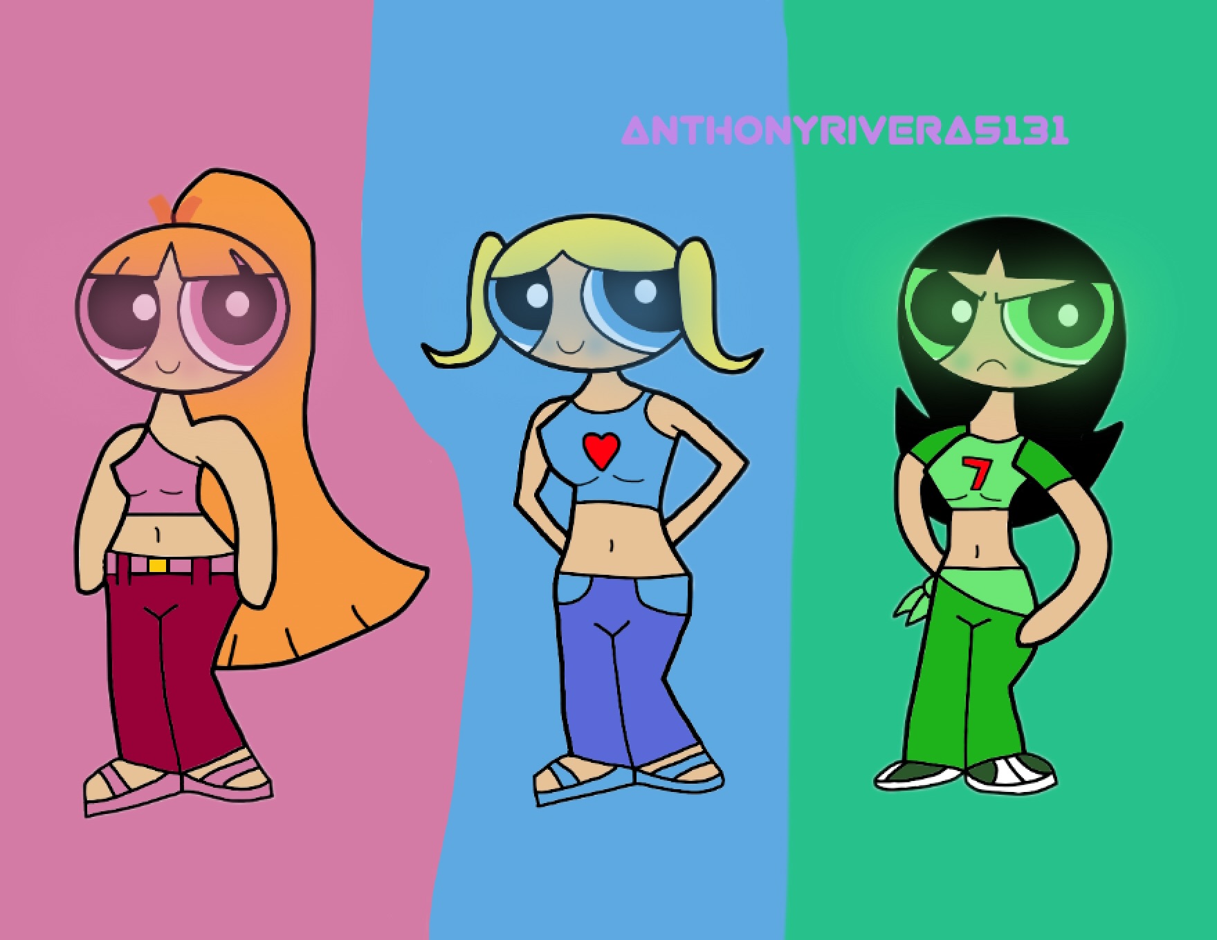 The Powerpuff Girls as teens. by anthonyrivera5131 on DeviantArt