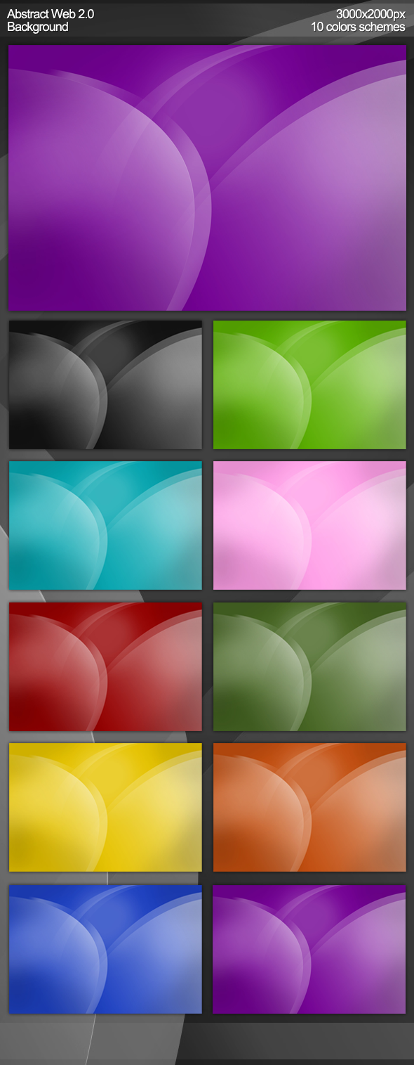 Web 2.0 Background in 10colors