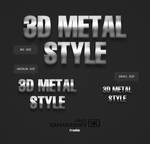 3D Metal Style by Kamarashev