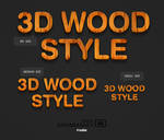 3D Wood Style by Kamarashev