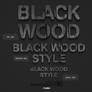 3D Black Wood Style by Kamarashev