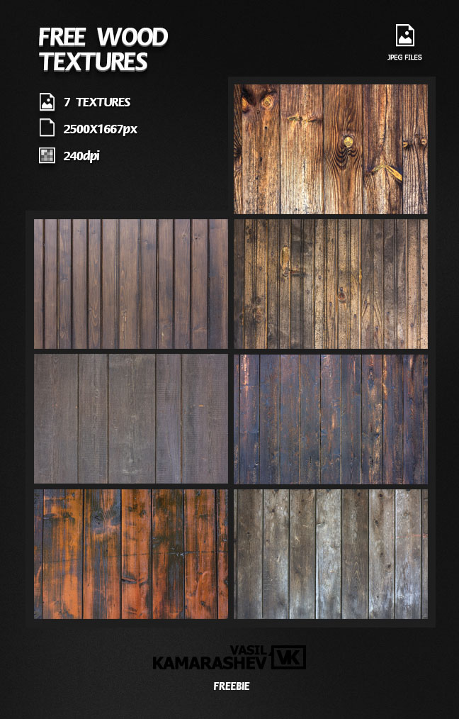 Free Wood Textures by Kamarashev by Kamarashev