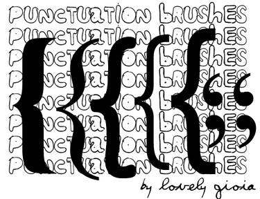 Punctuation Brushes