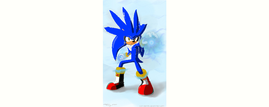 Blue The Hedgehog Drawing