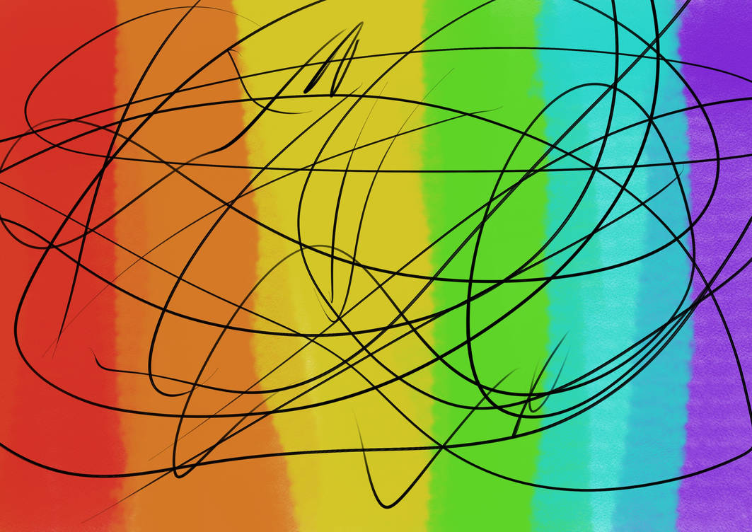 Rainbow Abstract Art by Nezuko112013 on DeviantArt