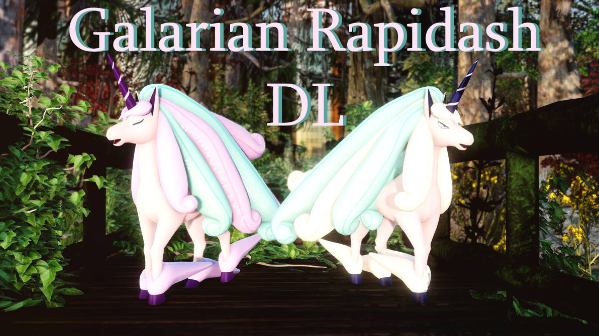 Galarian Rapidash DL by Tsuna178 on DeviantArt