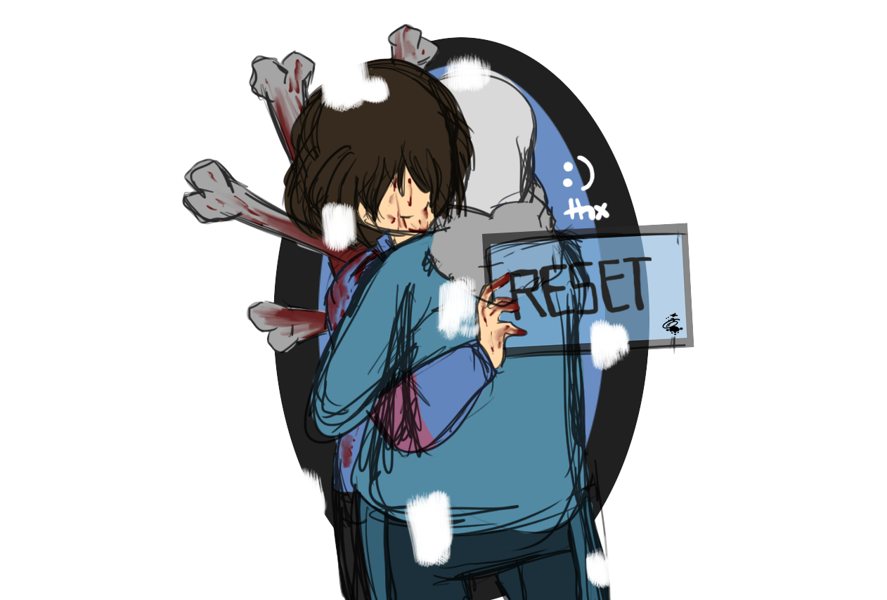 over!reset sans(oc by ink-sans234 on DeviantArt