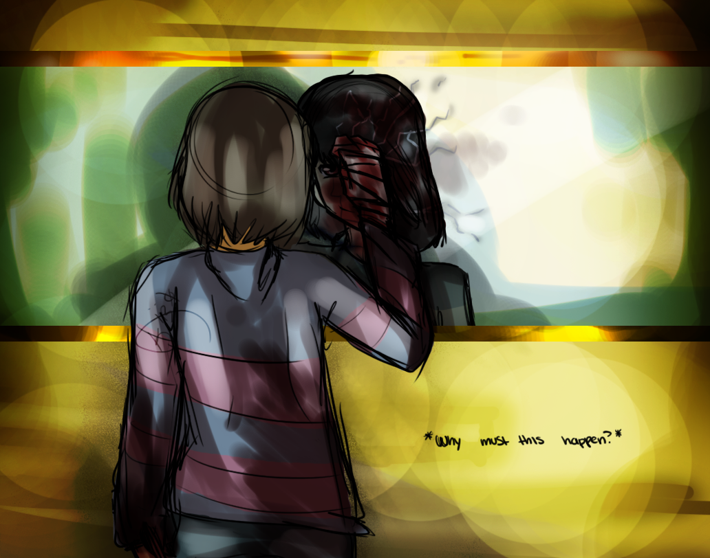 Undertale - Chara and Frisk by CreepyClassic on DeviantArt