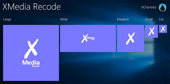 XMedia Recode tiles for TileCreator