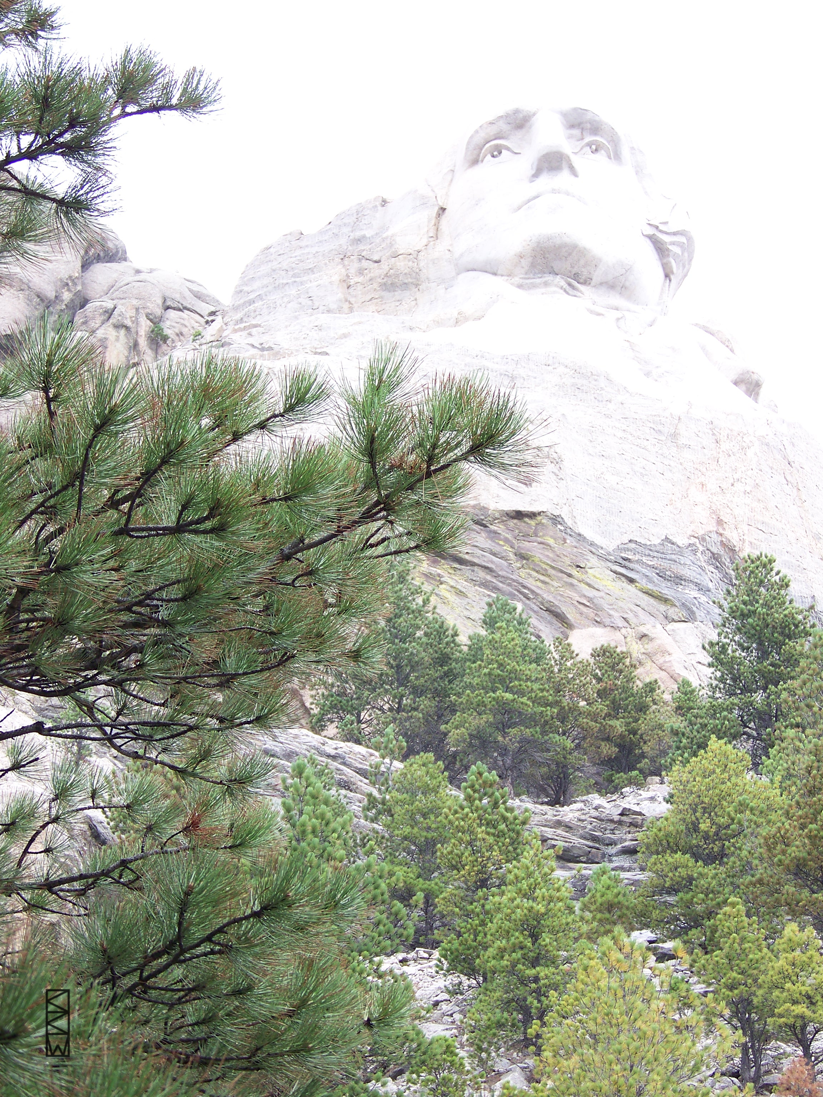 George Washington at Mount Rushmore 08-23-2013