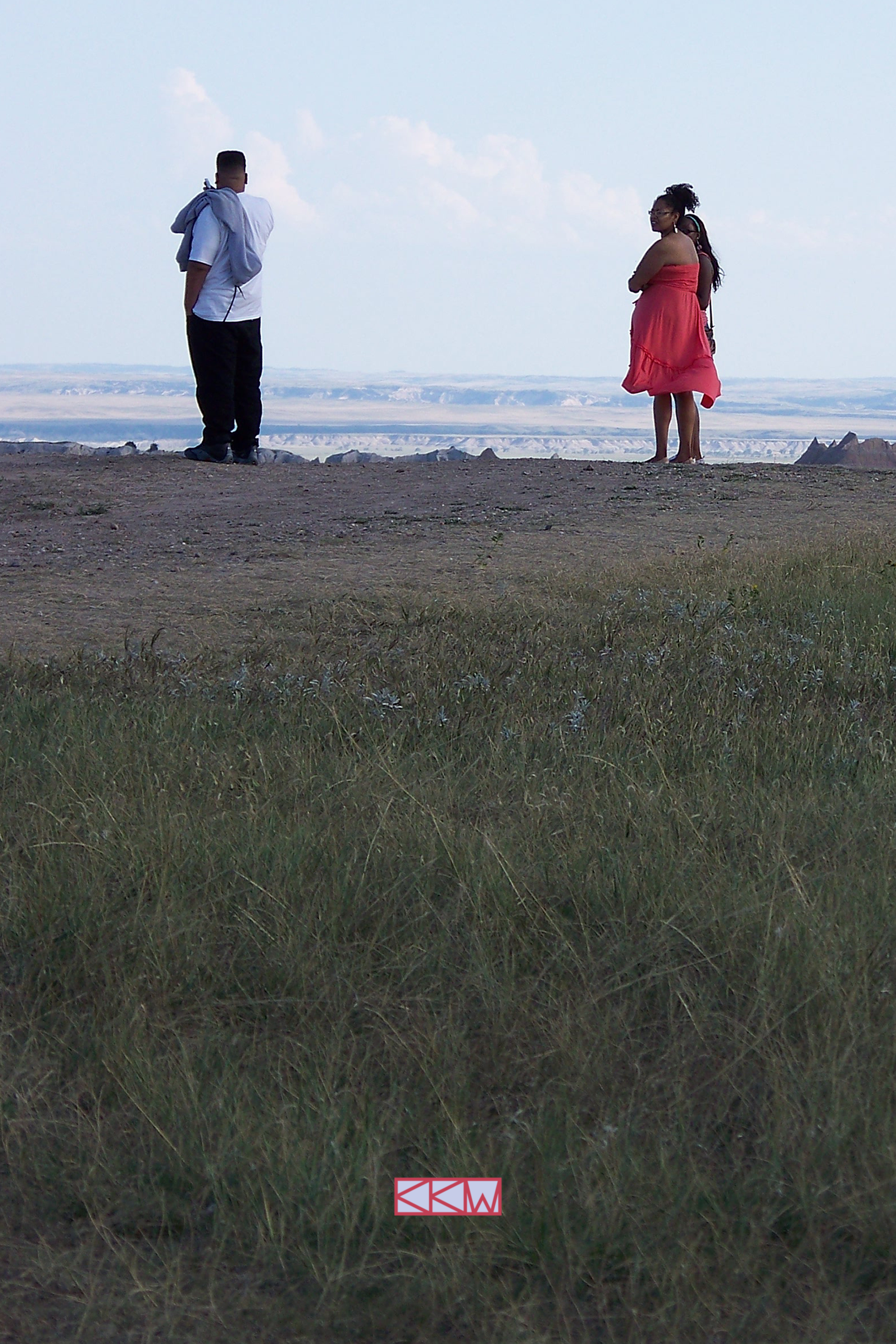 Tourists at Badlands National Pk SD 8/24/2013 5:21