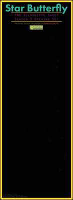 Star Butterfly - S3 Opening Silhouettes Sheet