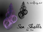 Seashell Brushes by surfing-ant