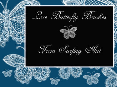 Lace Butterfly Brushes
