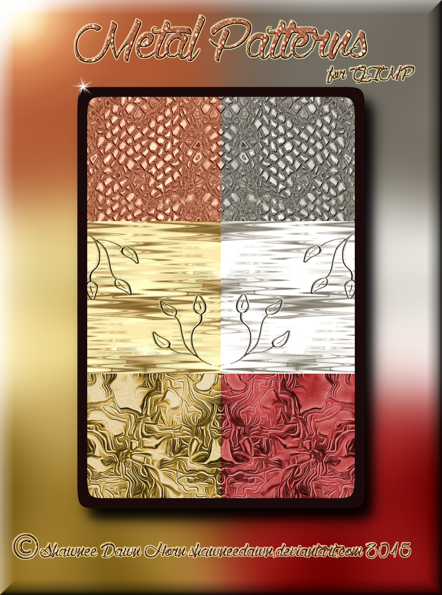 Metal Patterns for GIMP by ShawneeDawn on DeviantArt