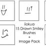 15 Drawn Smiley Brushes