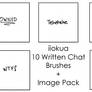 10 Written Chat Brushes