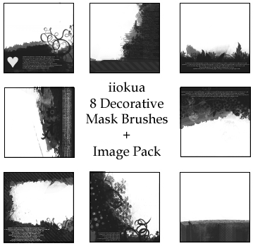 8 Decorative Mask Brushes